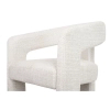 Krzesło LOGAN MM001501100352 białe tapicerowane tkaniną do jadalni 55cm