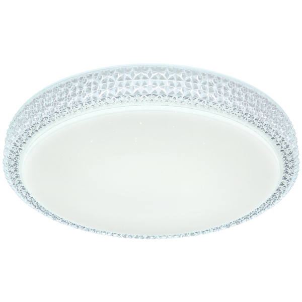 Plafon LAMPA sufitowa OVI 41749-22 Globo okrągła OPRAWA glamour crystal LED 22W 3000K - 6500K kryształki biały - przezroczys