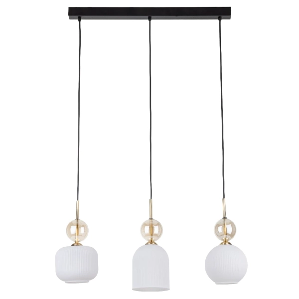 Żyrandol do jadalni nad stół Sophia Cognac 11591 na belce beżowy