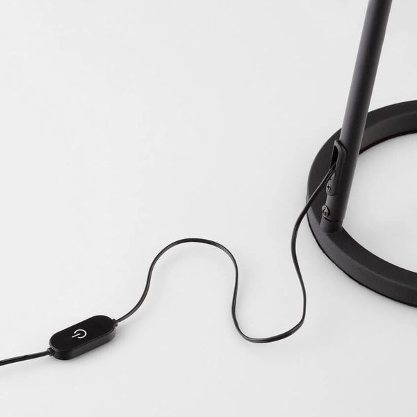 Lampka nocna do salonu VIBORAL LE44524 LED 18W 3000K na biurko czarna