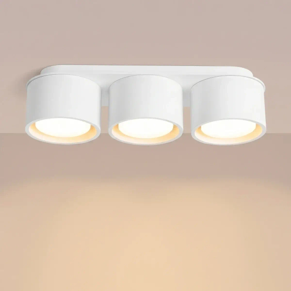 Sufitowa lampa potrójna MODO biała SL.2436 3xGx53 tubki do salonu