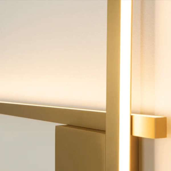 Nowoczesna ścienna lampa 23104 LED 13W 3000K metalowy złoty