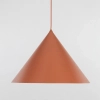Metalowa lampa wisząca CONO 10089 trójkątna ceglany
