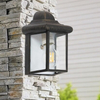 Zewnętrzna LAMPA ścienna NORVICH 8754 Rabalux elewacyjna OPRAWA ogrodowy kinkiet outdoor IP43 antyczne złoto przezroczysty