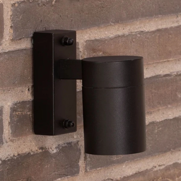 Naścienna lampa zewnętrzna Tin 21269903 Nordlux metalowa tuba IP54 czarna