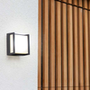 Ścienna LAMPA kinkiet QUBO 5195401118 Lutec kwadratowa OPRAWA metalowa LED 8W 3000K kostka outdoor IP54 szara