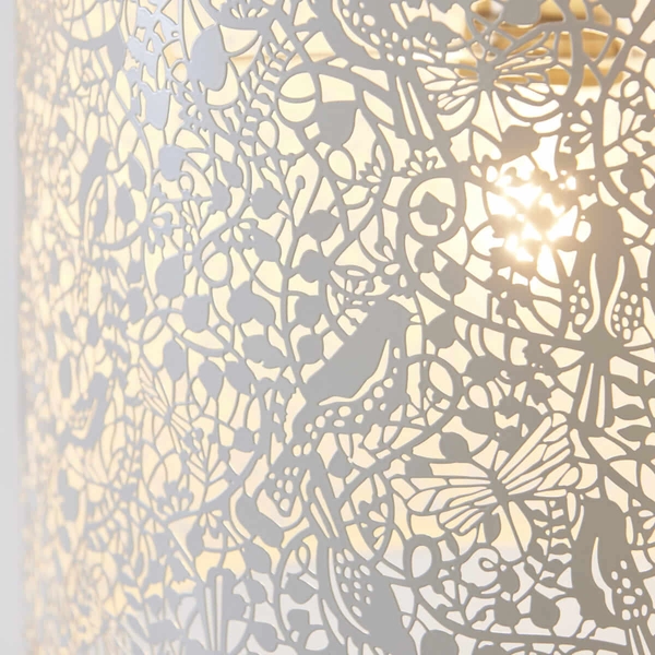 Klosz do lampy Secret garden 61611 Endon ażurowy biały