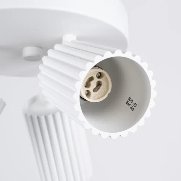 Lampa sufitowa potrójna KARBON SL.1544 do salonu tubki białe