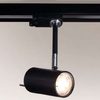Reflektorowa LAMPA sufitowa FUSSA 6602 Shilo regulowana tuba OPRAWA metalowa do systemu szynowego 3-fazowego czarna