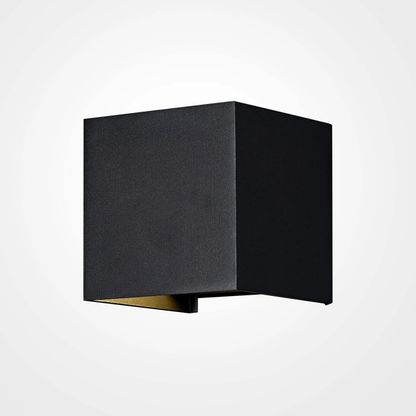 Lampa ścienna zewnętrzna Fulton O572WL-L6B LED 6W 3000K kwadratowa czarna