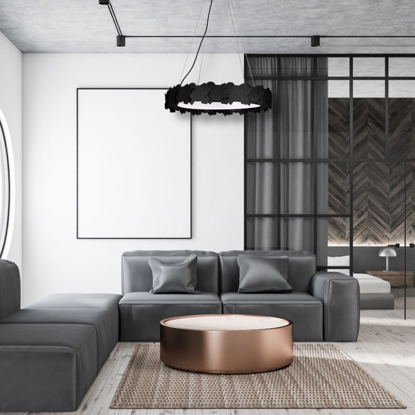 Geometryczna LAMPA wisząca SOHO ML6157 Milagro metalowa OPRAWA zwis LED 24W 3000K okrągły czarny