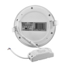 Wpust LAMPA sufitowa MARS 303486 Polux podtynkowa OPRAWA metalowa LED 12W 3000K okrągła do zabudowy biała