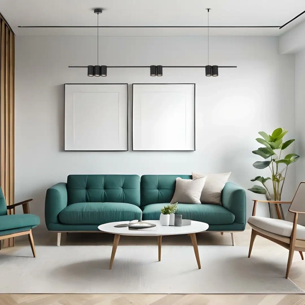 Podłużna lampa wisząca GENESIS ML0370 tuby metalowe czarne