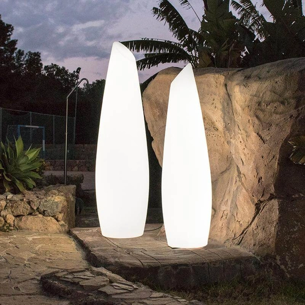 Lampa ogrodowa podłogowa Fredo LUMFD140TWLNW LED 1,3W 6000K IP54 wazon biała