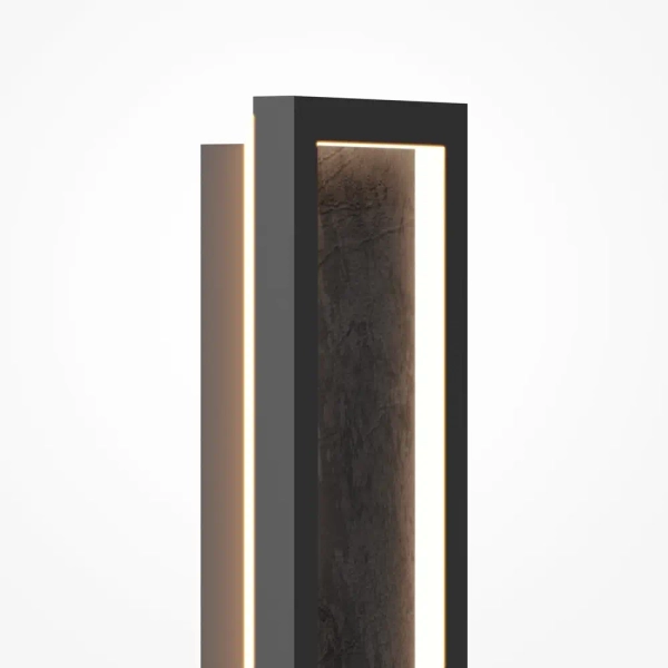 Ścienny kinkiet Orign MOD311WL-L55B3K LED 55W 3000K prostokątny czarny