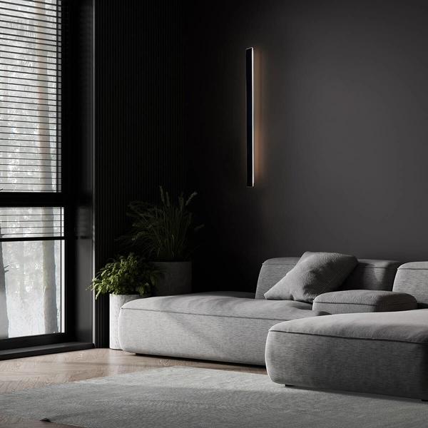 Ścienny kinkiet Bodo LP-789/1W 90 BK LED 12W 3000-6000K IP54 czarny