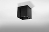 Plafon LAMPA sufitowa SL.0400 metalowa OPRAWA kwadratowa kostka cube czarna