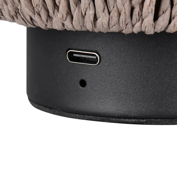 Ściemnialna lampka stołowa LIRA R55991126 LED 1,5W 3000K boho brązowy szary