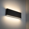 Loftowy ścienny kinkiet Arwena L 18186 LED  3000K IP54 czarny