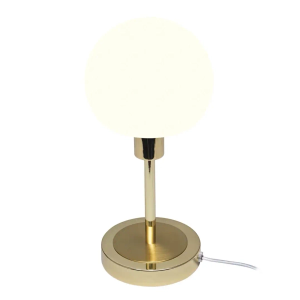 Ledowa stołowa lampa szklana Cave TB-92039-GD LED 4,8W 3000K złota biała