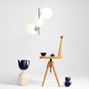 Modernistyczny zwis BLOOM 1091L4 Aldex szklane kule balls chrom