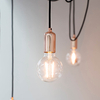 Salonowa lampa wisząca pająk Studio 76580 nad stół miedziany