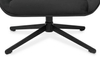 Welurowy fotel obrotowy Vita Velvet MSE011000309.41 czarny