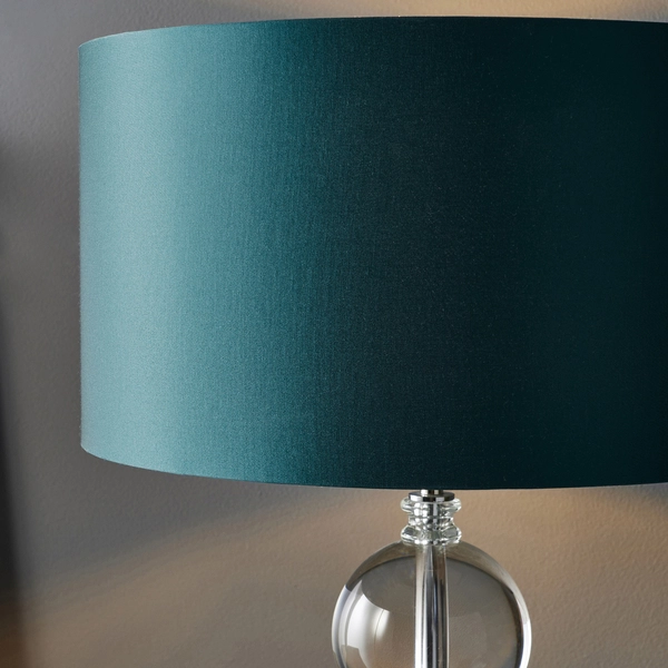 Lampa stołowa hampton L&-180697 Light& kule szklane kryształ chrom