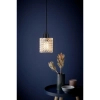 Wisząca lampa nad stół tuba HOLLYWOOD 46483027 szklana bursztynowy czarny