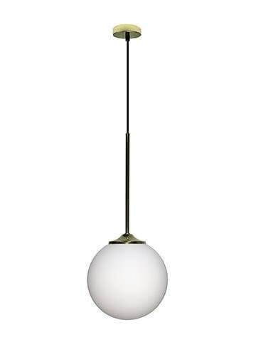 Wisząca lampa GLASGOW 50101284 modernistyczna szklana kula czarny biały