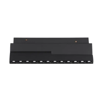 Lampa szynowa do systemu magnetycznego AURORA LE-52001 czarna LED 12W 3000K