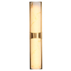 Marmurowa lampa ścienna MURO ST-3426-AGB-CE LED 14W 3000K biała mosiądz