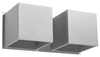 Kinkiet LAMPA ścienna SL.0658 loftowa OPRAWA metalowa cubes kostki szare