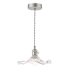 Szklana lampa wisząca Hadano HAD0161-12 do salonu chrom przezroczysty