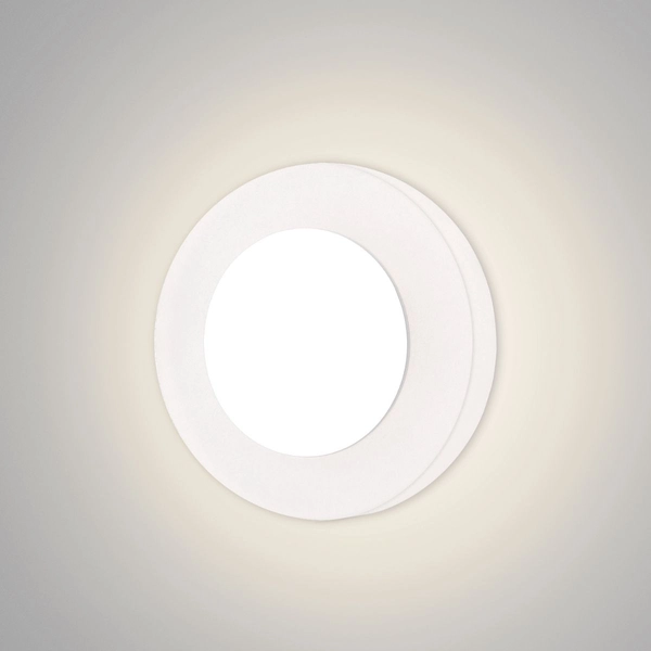 Schodowe oczko ledowe Lesel 009B 1009B2102 Elkim 1W 3000K wpustowe IP44 białe