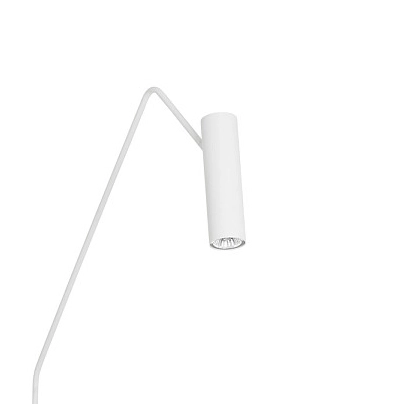 Nowoczesna lampa podłogowa Eye 6493 biała z regulacją do gabinetu