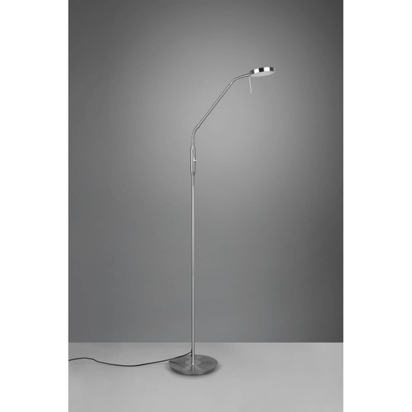 Lampa podłogowa ze ściemniaczem NEMIO DL107423310 LED 12W 2300-4000K srebrny