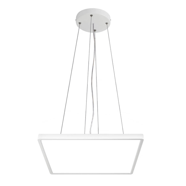 Lampa kwadratowa zwis Bastia PND-83625-300S-24W-WH Italux LED 24W 2800-6000K biały
