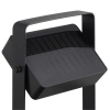Regulowany słupek solarny Saulio 2518268003 LED 4,45W 3000K IP44 czarny