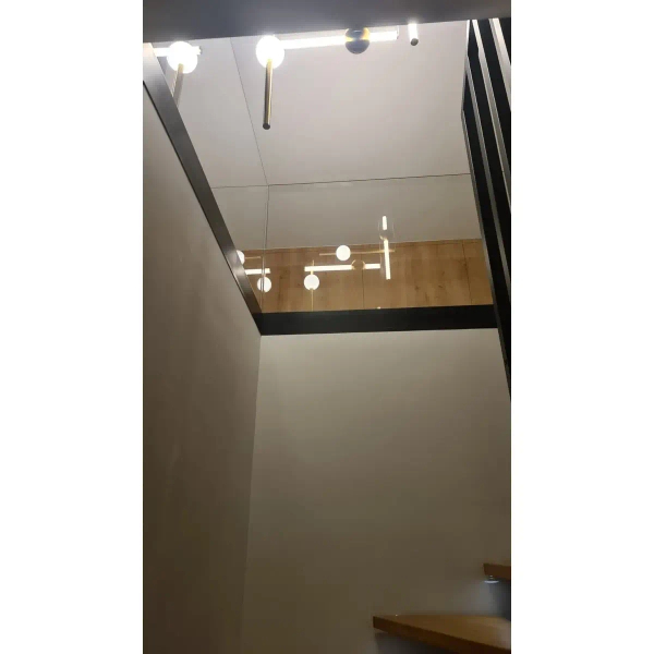 Lampa wisząca nowoczesna O-LINE ST-1688S złoty połysk metalowa LED 12W 3000K do jadalni