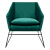 Wypoczynkowy fotel Emma MSE011000308.V35 King Home welur ciemny zielony