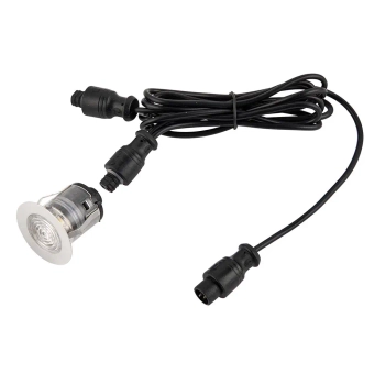 Ogrodowe oczko wpuszczane IKON 94431 LED 0,75W 3000-4000K IP67 srebrne