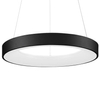 LAMPA wisząca GIULIA 5304-840RP-BK-3 Italux metalowa OPRAWA okrągła LED 40W 3000K zwis pierścień ring czarny