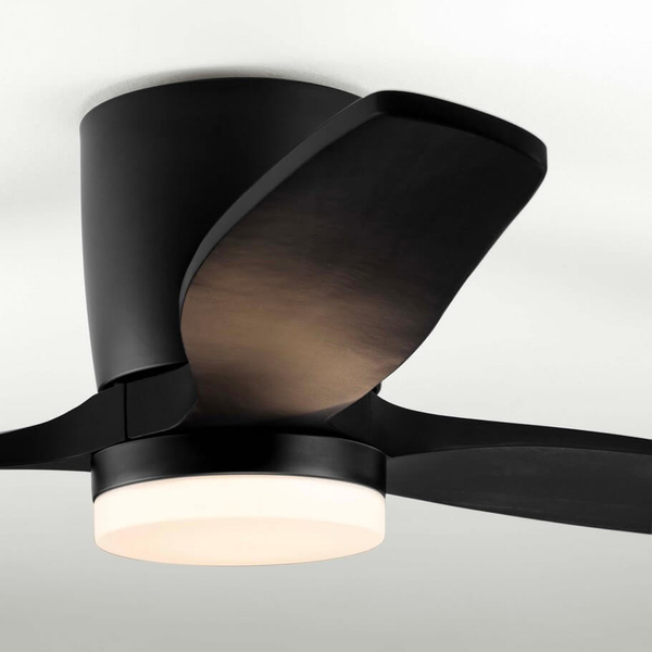 Sufitowa lampa GUARAYOS LE44967 LED 18W 3000-6500K wentylator czarna