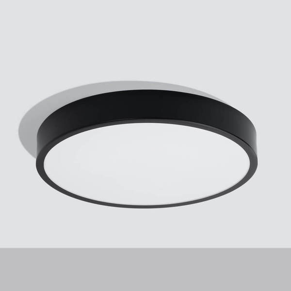 Sufitowa lampa Onyx SL.1246 Sollux LED 32W 3000K minimalistyczna czarna