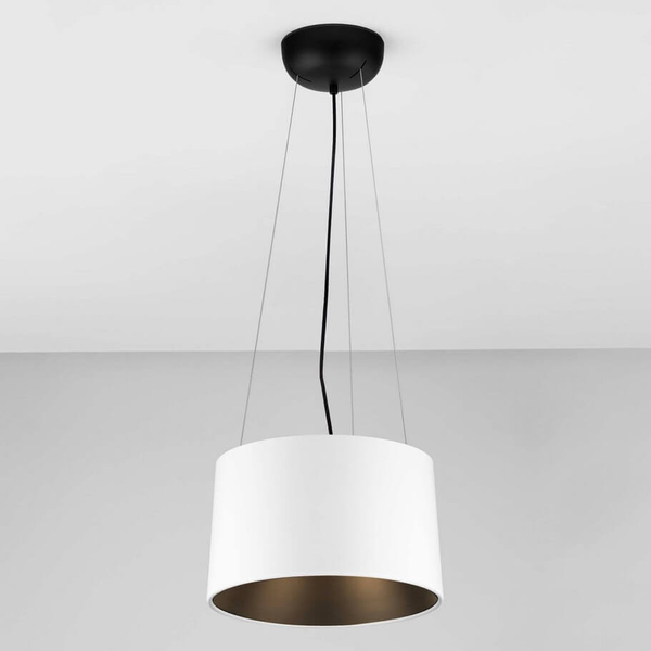 Wisząca lampa do jadalni CAMPANERO LE44807 LED 24W 3000K biała czarna