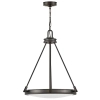 Industrialna lampa wisząca Collier HK-COLLIER-P-BX na łańcuchu czarna