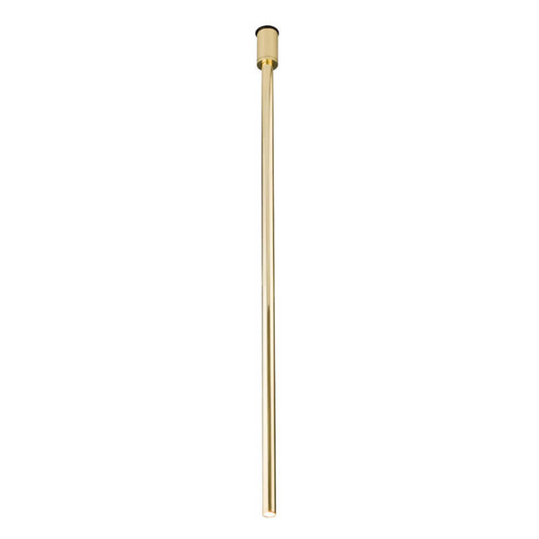 Salonowa lampa sufitowa Alha Y 9154 Dohar 90 cm tuba sopel metal mosiądz