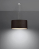 LAMPA wisząca SL.0744 abażurowa OPRAWA zwis okrągły czarny
