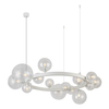Salonowa wisząca lampa BUBBLES AZ5876+AZ5878 kule przezroczyste białe